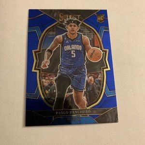 2022-23 Panini Select Paolo Banchero Concourse Blue Rookie RC #72 Orlando Magic